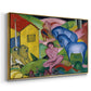 The Dream, 1912 - Floater Framed Canvas Print