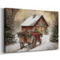 Dawn of Candlelit Village - Canvas Art Print