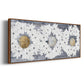 Sophisticated Christmas Collection H - Floater Framed Canvas Print