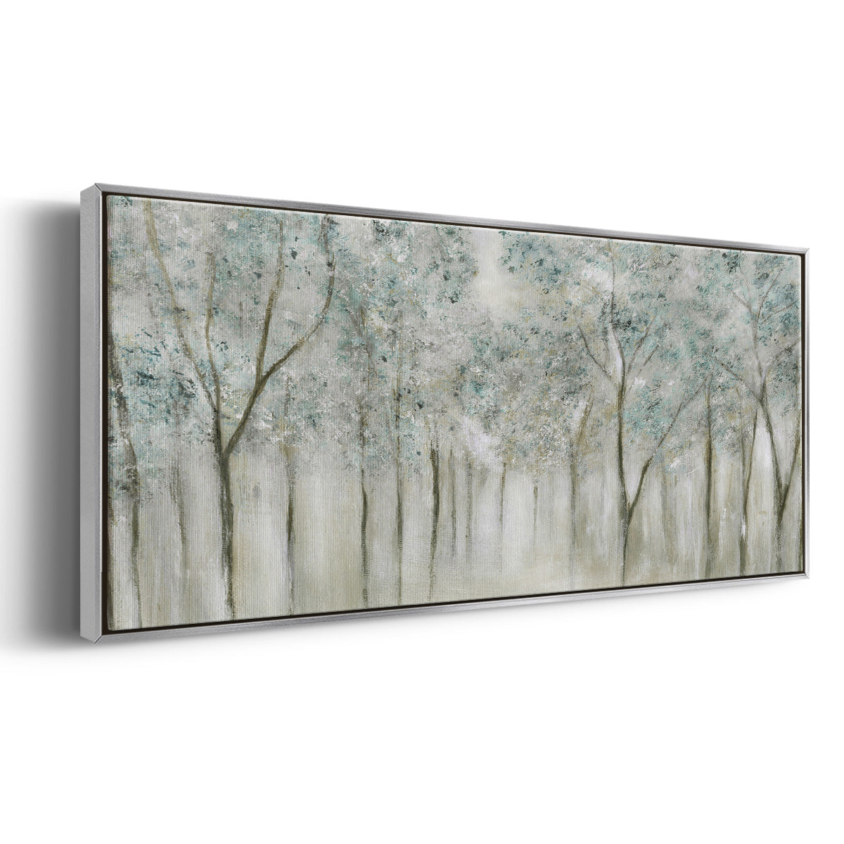 Neutral Spring - Floater Framed Canvas Print