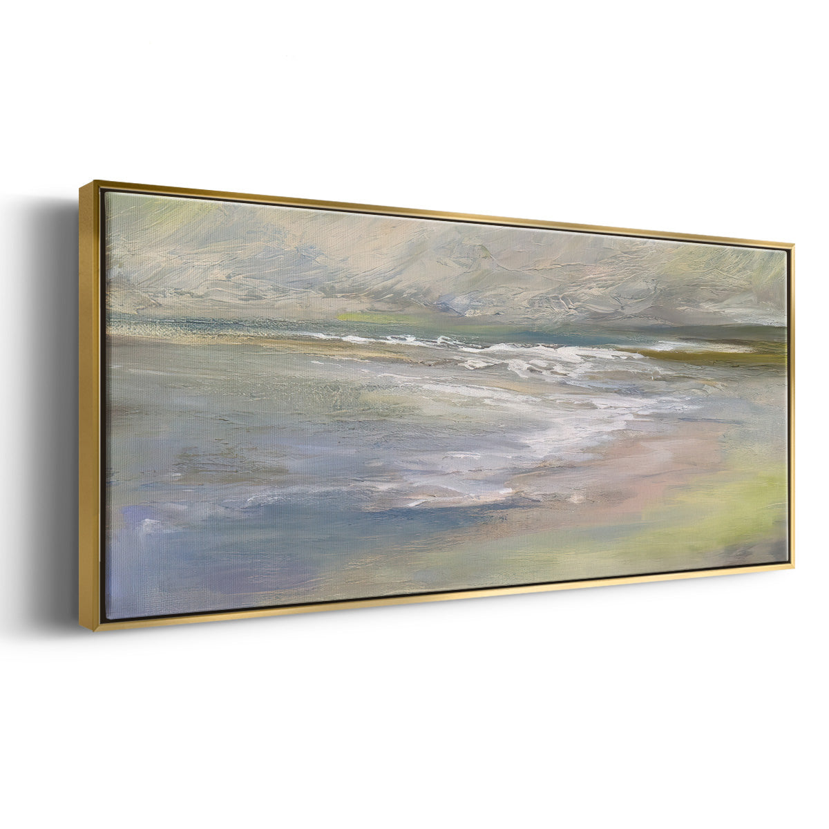 Beach Light II - Floater Framed Canvas Print