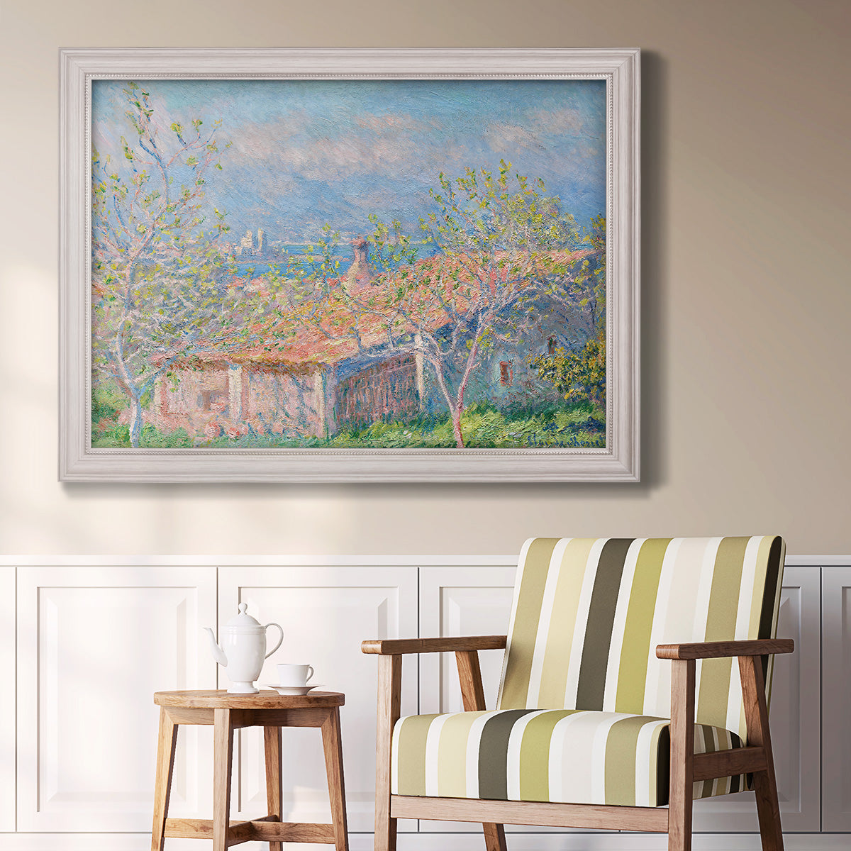 Gardener's House at Antibes - Ornate Framed Canvas Print