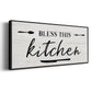 Bless this Kitchen - Floater Framed Canvas Print