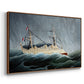 A Ship in the Storm, c. 1899 - Floater Framed Canvas Print