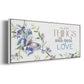 Small Things, Great Love - Floater Framed Canvas Print