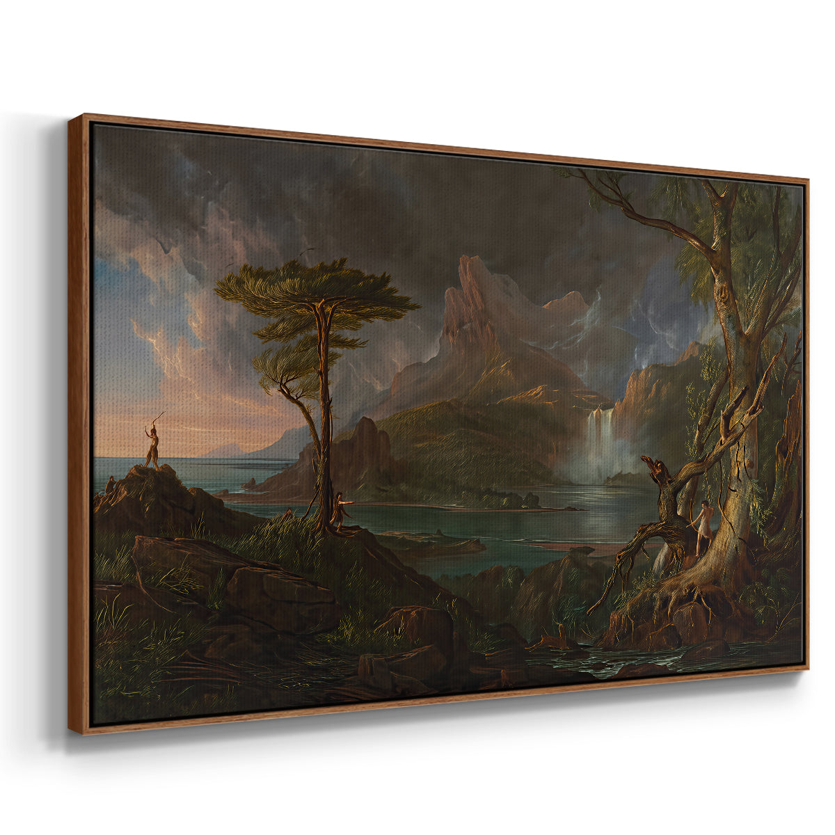 A Wild Scene, 1831-1832 - Floater Framed Canvas Print