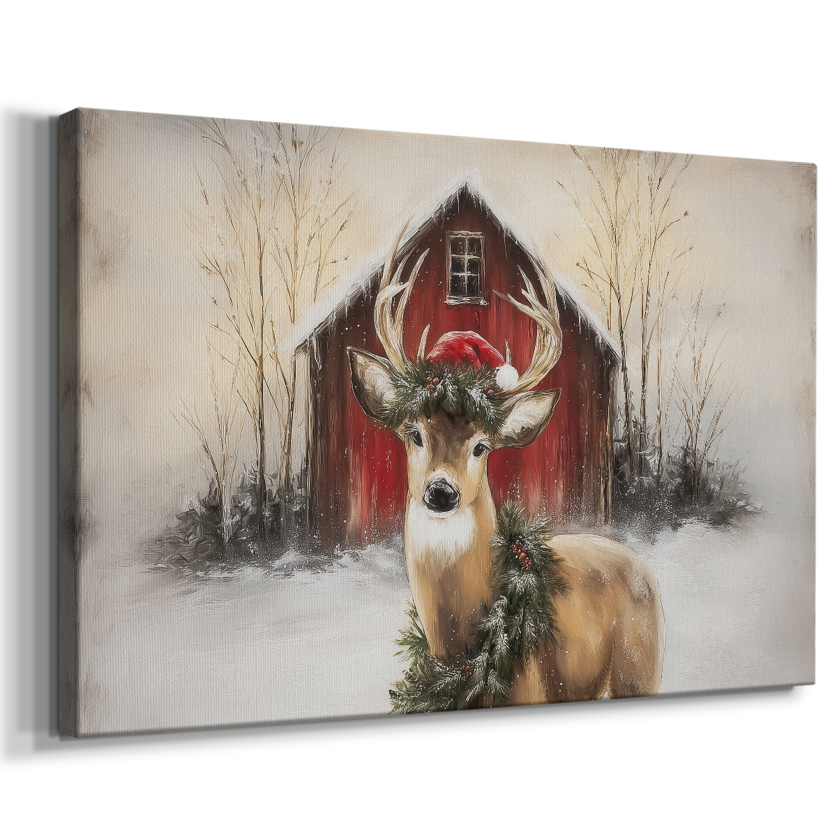Golden Fir Blessing - Canvas Art Print