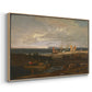 A Scene on the English Coast, c. 1798 - Floater Framed Canvas Print