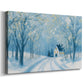 Mint Fir Hearth - Canvas Art Print