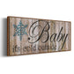 Baby It's Cold - Floater Framed Canvas Print