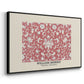 Examples of Chinese Ornament, Pl. XCV (Morris Inspired), 1867 - Floater Framed Canvas Print