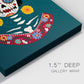 Bright Day of the Dead I Premium Gallery Wrapped Canvas - Ready to Hang