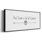 This Scale - Floater Framed Canvas Print