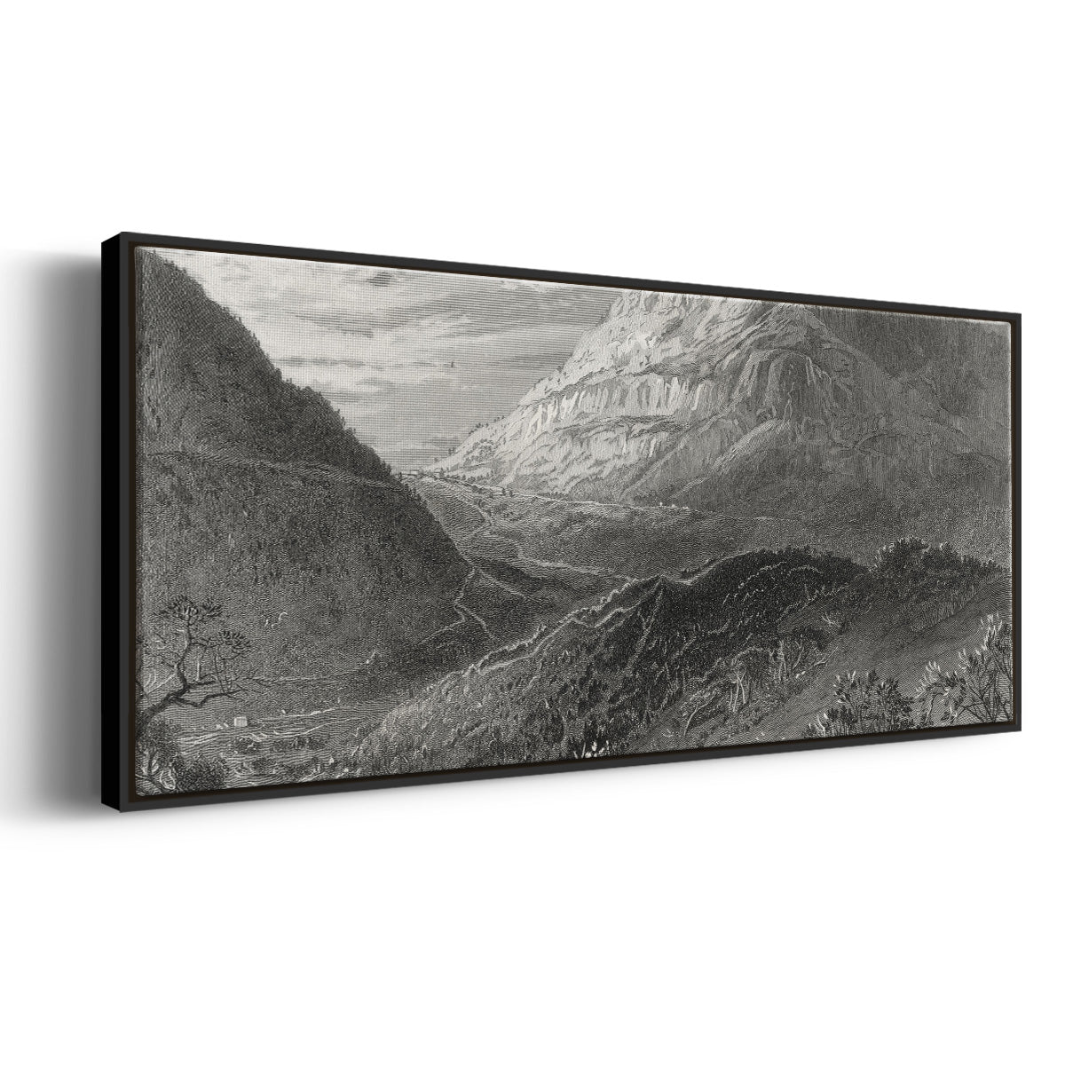Cumberland Gap - Floater Framed Canvas Print