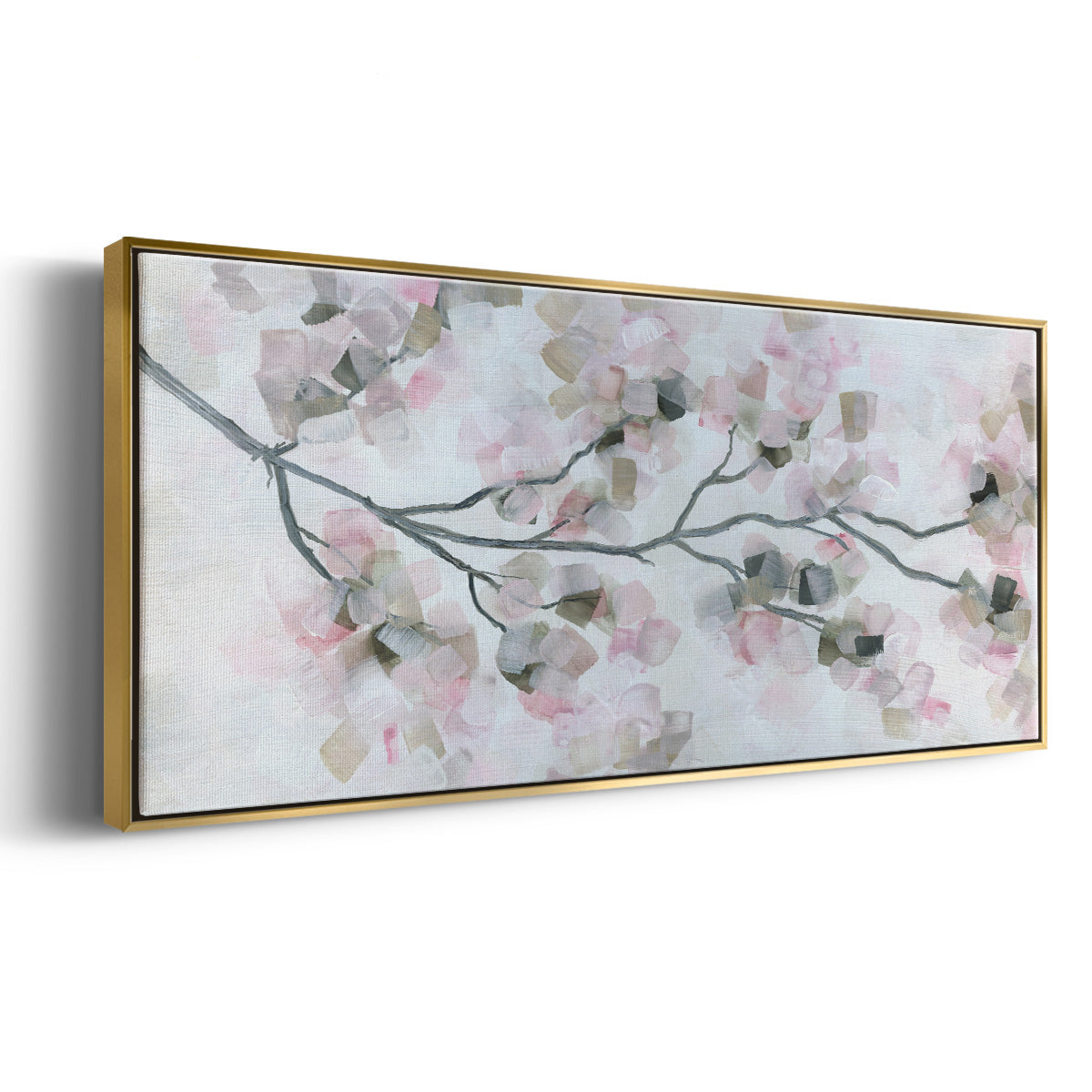 Cherry Blossoms - Floater Framed Canvas Print