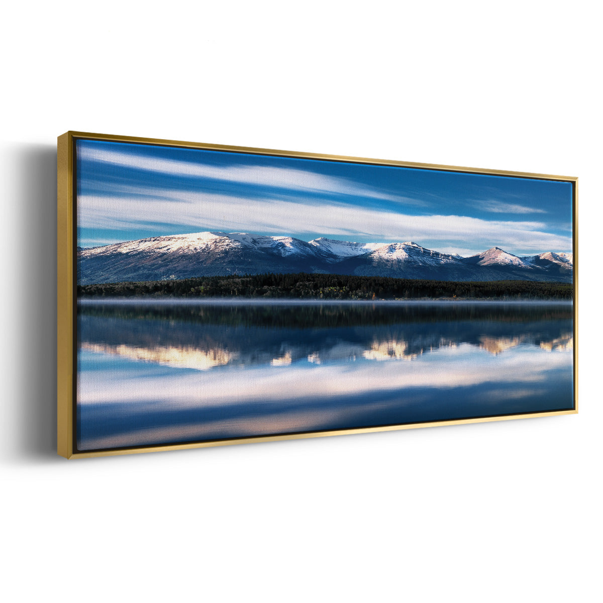 Pyramid Lake - Floater Framed Canvas Print