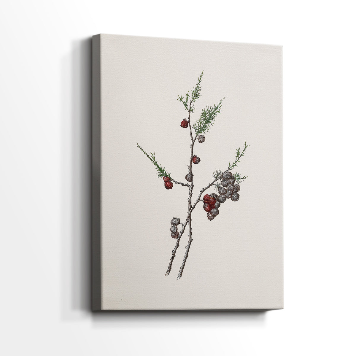 Carols of Frostlit Promise - Canvas Art Print