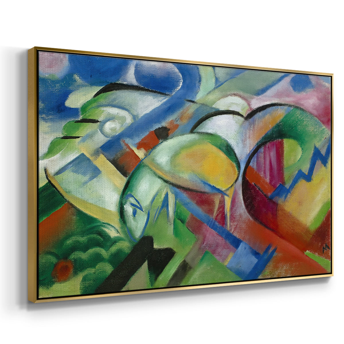 The Sheep, c. 1913-1914 - Floater Framed Canvas Print