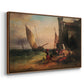Fisherman's Family from Chioggia, 1838 - Floater Framed Canvas Print