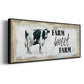 Farm Sweet Farm II - Floater Framed Canvas Print