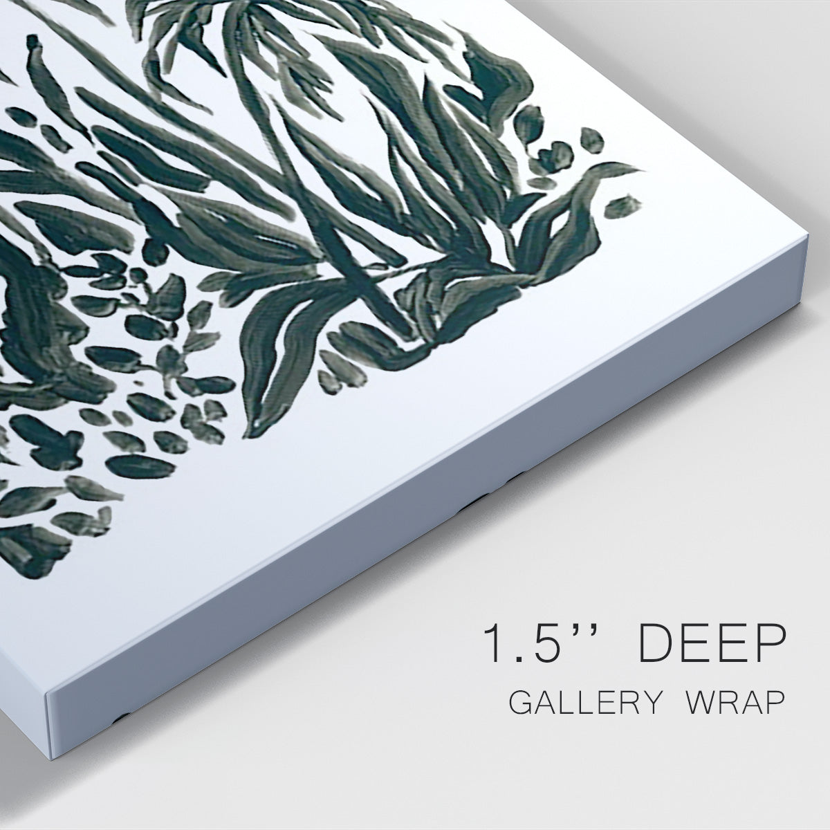 Ink Jungle IV Premium Gallery Wrapped Canvas - Ready to Hang