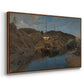 Pilotboats, 1875 - Floater Framed Canvas Print