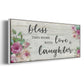 Love and Laughter - Floater Framed Canvas Print