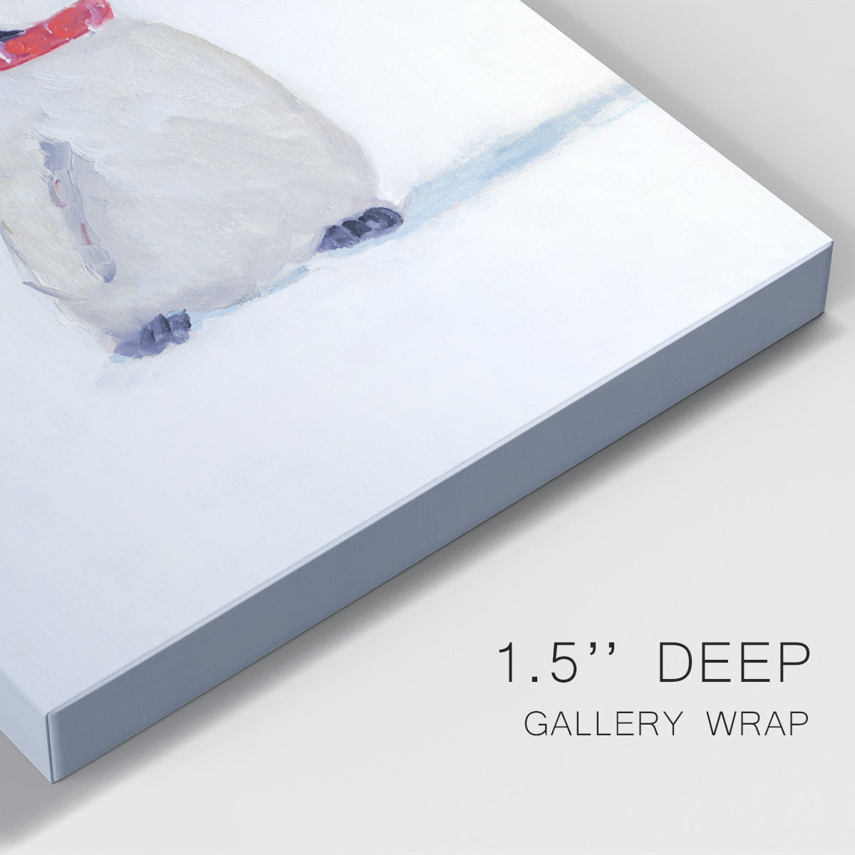 Penguin Play I Premium Gallery Wrapped Canvas - Ready to Hang