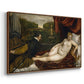 Venus with an Organist and a Dog, c. 1550 - Floater Framed Canvas Print