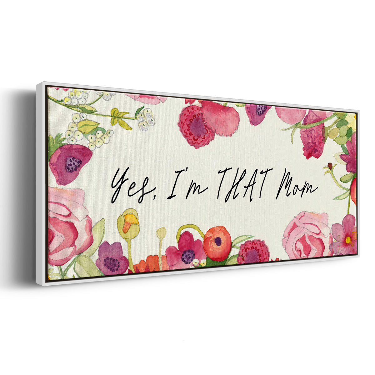 You Da Mom Collection D - Floater Framed Canvas Print