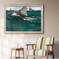 The Green Wave - Ornate Framed Canvas Print