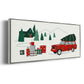 Going to Grandmas Collection D - Floater Framed Canvas Print