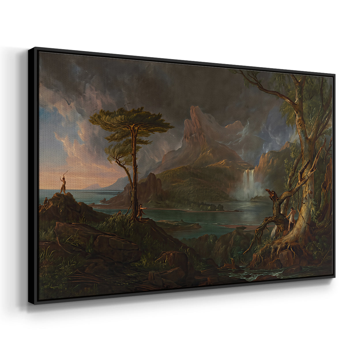 A Wild Scene, 1831-1832 - Floater Framed Canvas Print