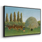 Meadlowland (The Pasture), 1910 - Floater Framed Canvas Print