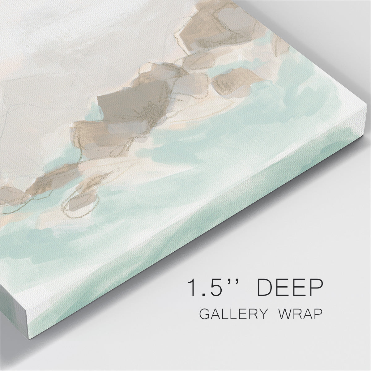 Beach Stones II-Premium Gallery Wrapped Canvas - Ready to Hang