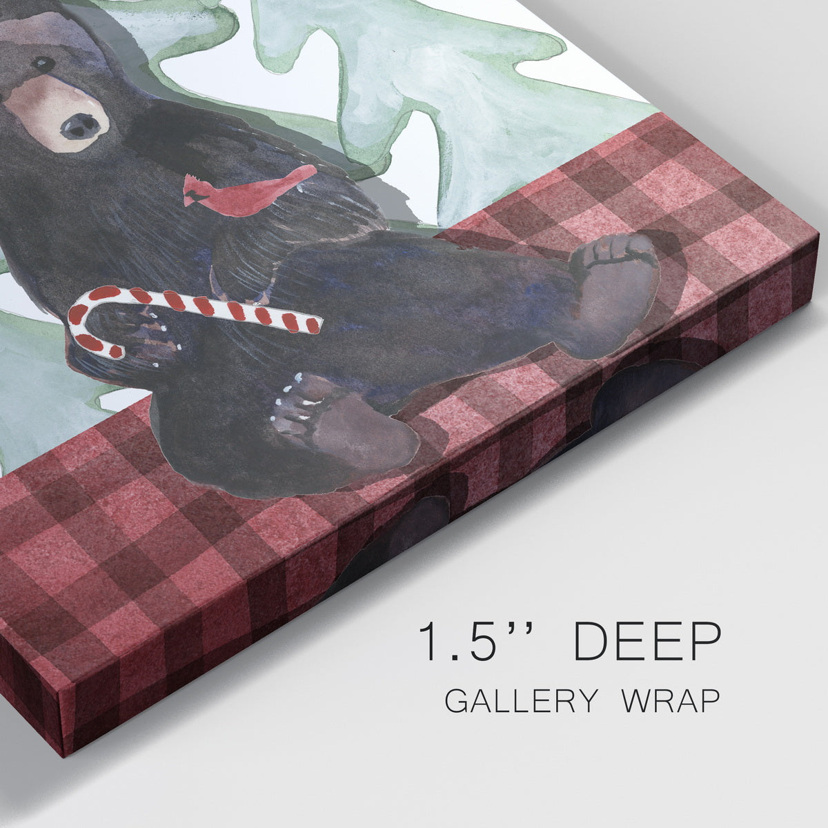 A Very Beary Christmas I-Premium Gallery Wrapped Canvas - Ready to Hang