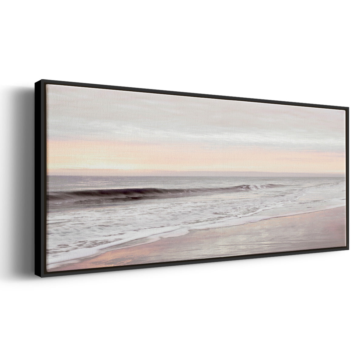 Dawn on the Horizon I - Floater Framed Canvas Print