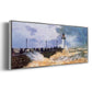 The Jetty at Le Havre, 1868 - Floater Framed Canvas Print