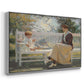Eleanor and Benny, 1916 - Floater Framed Canvas Print