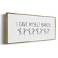 I Gave Myself Bangs! - Floater Framed Canvas Print
