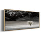 Solitary Tree - Floater Framed Canvas Print