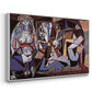 Women of Algiers (Version O), 1955 - Floater Framed Canvas Print