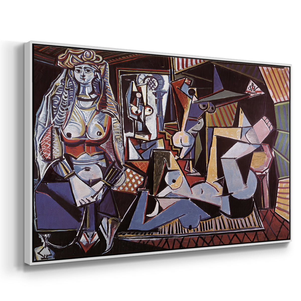 Women of Algiers (Version O), 1955 - Floater Framed Canvas Print