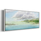 Clear Lagoon I - Floater Framed Canvas Print