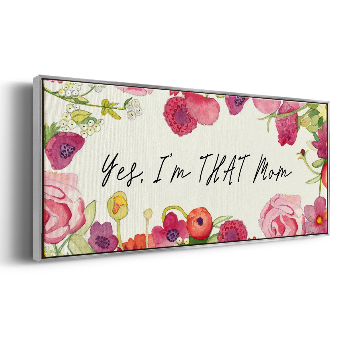 You Da Mom Collection D - Floater Framed Canvas Print