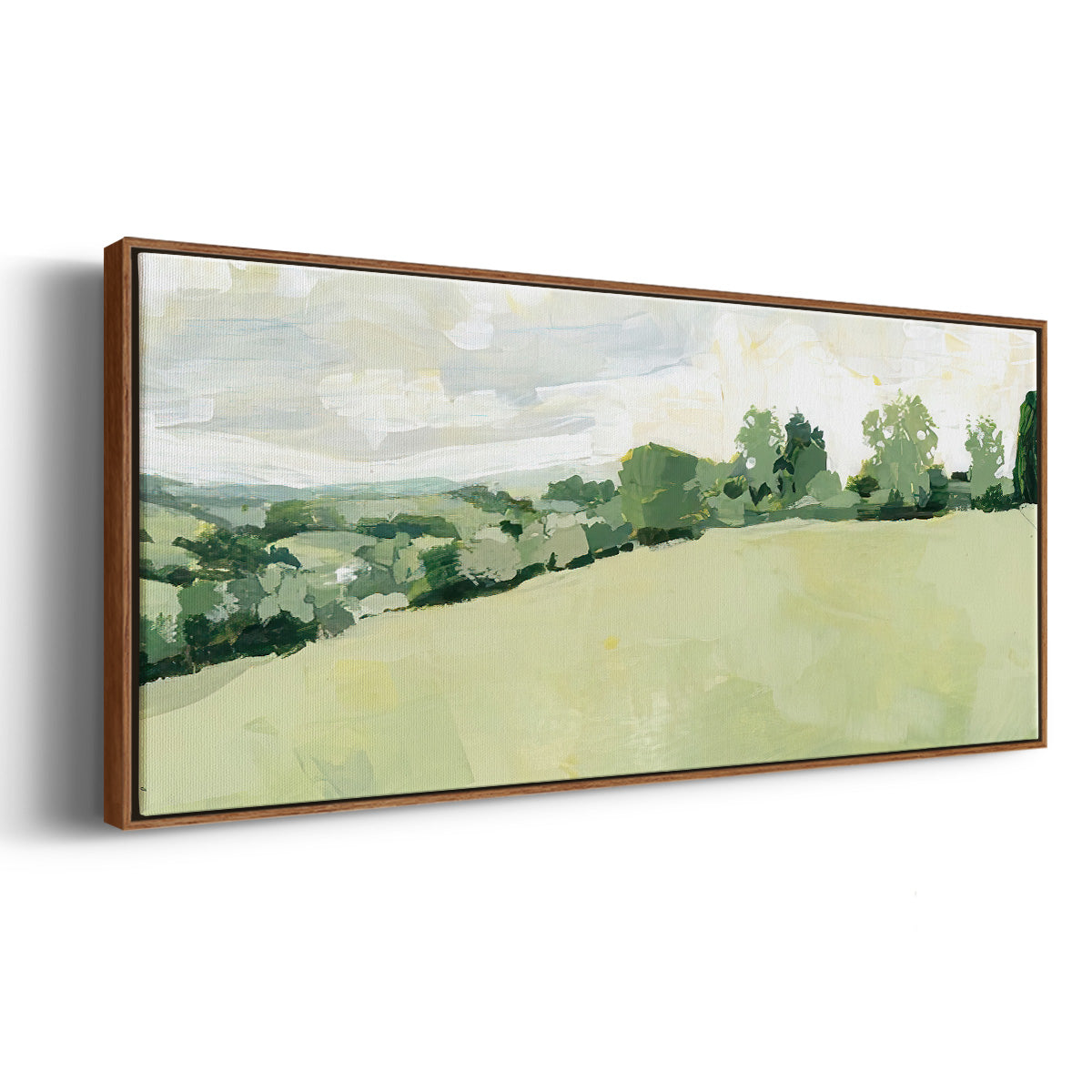 Pearly Pasture II - Floater Framed Canvas Print