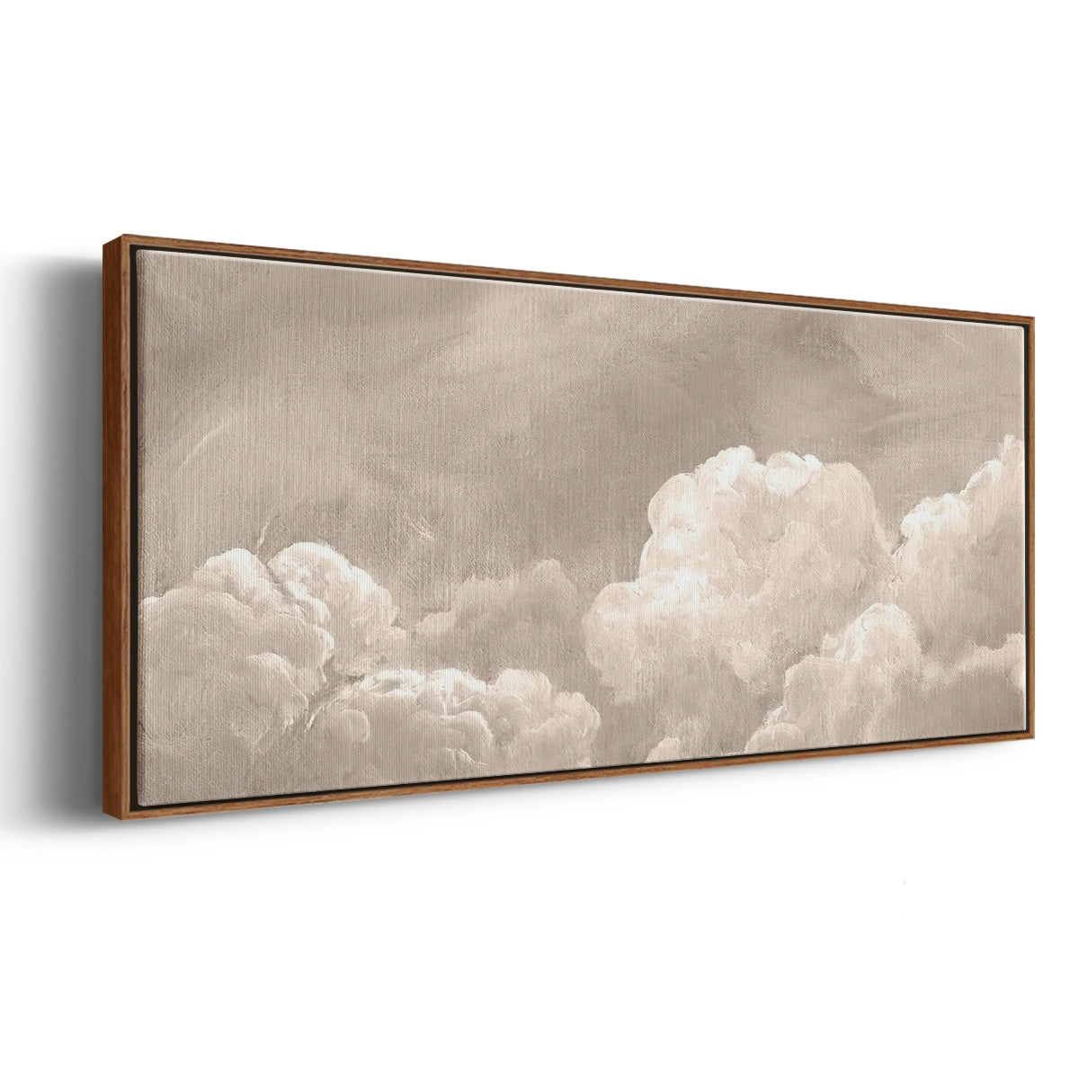 Painted Clouds I - Floater Framed Canvas Print