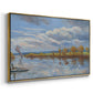 The Banks of the River Seine, 1893 - Floater Framed Canvas Print