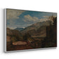Bonneville, Savoy, 1803 - Floater Framed Canvas Print
