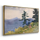 North Woods Club, Adirondacks, 1892 - Floater Framed Canvas Print